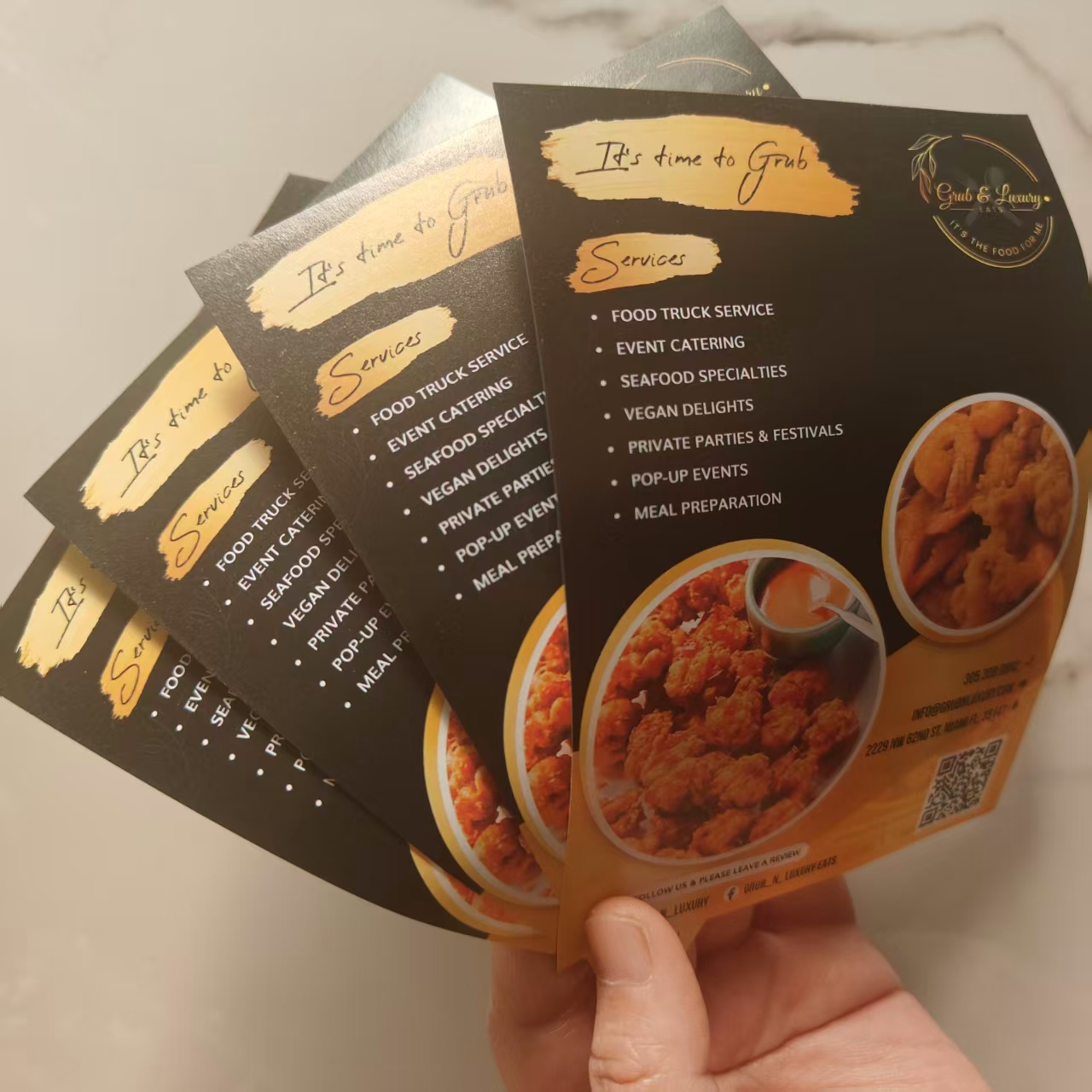 Commercial Flyer Printing - 500 lembar Flyer iklan komersial kustom