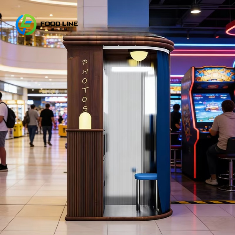 Commercial Printing Photoshop - Photo booth tertutup khusus dengan desain