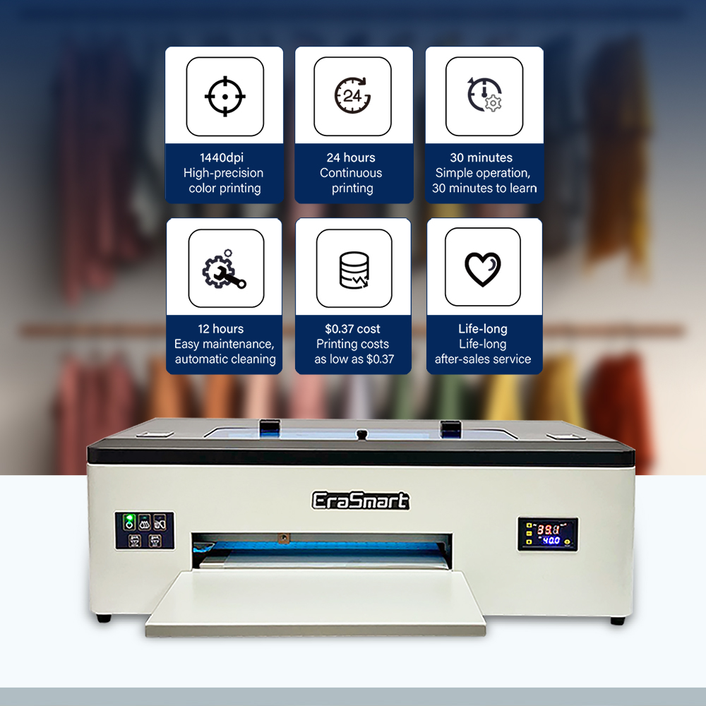 EraSmart 1390 kepala cetak Pri - Commercial Dtf Printing Machine ulasan dan harga